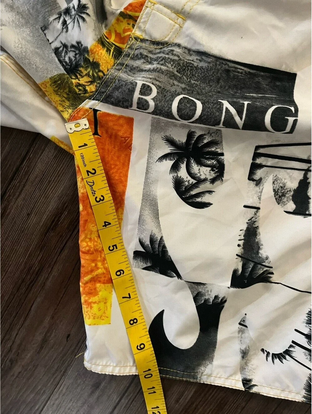Vintage Y2K Billabong Board Shorts All Over Print Sz 36